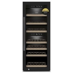 Vyno šaldytuvas Caso Smart Wine Cooler WineExclusive 38 Energy efficiency class G, Free standing, Bottles capacity Up to 38 bottles, Cooling type Compressor technology, Black