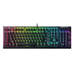 Klaviatūra Razer BlackWidow V4 X Mechanical Gaming Keyboard, Yellow Switch, US Layout, Wired, Black