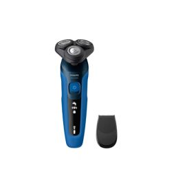 Barzdaskutė Philips S5466/17, veikimo laikas (maks.) 45 min, šlapias ir sausas, ličio jonų, karališkai mėlynas.