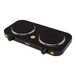 Mini viryklė Mesko Electric stove MS 6509 Number of burners/cooking zones 2, Black, Electric