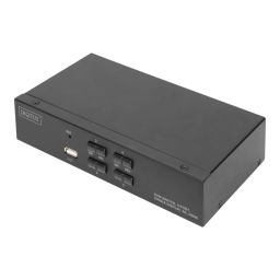 KVM jungiklis Digitus DS-12880 4 portai USB audio