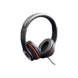 Ausinės Gembird Stereo headset, "Los Angeles" + microphone, passive noise canceling Black, 3.5 mm