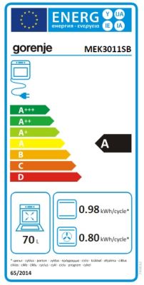 Viryklė GORENJE MEK3011SB
