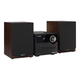 Muzikinis centras  Sharp XL-B512(BR), CD/FM/USB/Bluetooth v5.0, 45W, ruda