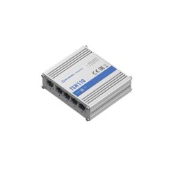 Komutatorius Teltonika Switch TSW110 PoE passive, Unmanaged, 1GBps (RJ-45) ports quantity 5