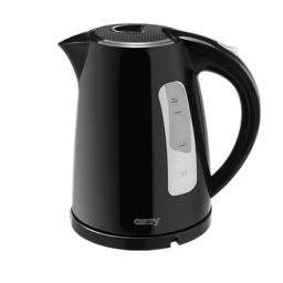 Virdulys Camry Kettle CR 1255 Standard, Plastic, Black, 2200 W, 360° rotational base, 1.7 L