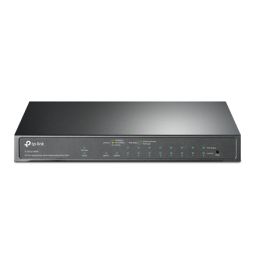 Komutatorius TP-LINK 10-Port Gigabit Easy Smart Switch with 8-Port PoE+ TL-SG1210MPE PoE Switches, Desktop, Power supply type External, Ethernet LAN