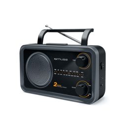 Radijo imtuvas Muse 2-bands M-06DS Grey, AUX in