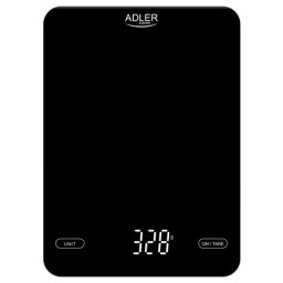 Virtuvinės svarstyklės Adler Kitchen Scale AD 3177b Maximum weight (capacity) 10 kg, Accuracy 1 g, Black