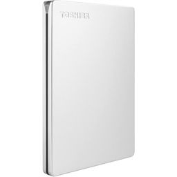 Išorinis diskas Toshiba Canvio Slim 2.5" 2TB Premium, Silver