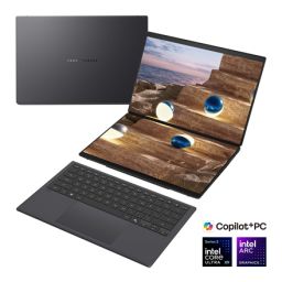 Nešiojamas kompiuteris Asus Zenbook Duo UX8407AA-SN066W 14 OLED 2.8K 144Hz Core Ultra X9 32GB 2TB W11 Pro