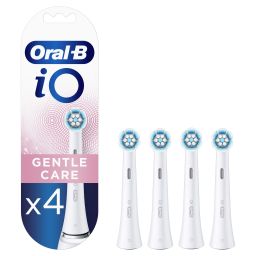 Dantų šepetėlio antgaliai ORAL-B iO SWF-4 Gentle Care White 4ct