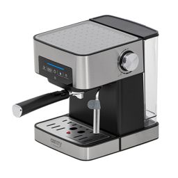 Kavos aparatas Camry Espresso and Cappuccino Coffee Machine CR 4410 Pump pressure 15 bar, Built-in milk frother, Drip, 850 W, Black/Stainless steel