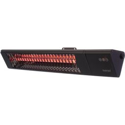 Infraraudonųjų spindulių šildytuvas SUNRED Heater PRO25W-SMART, Triangle Dark Smart Wall Infrared, 2500 W, Black, IP55