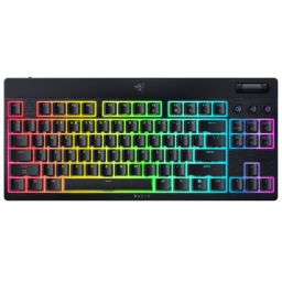 Klaviatūra Razer BlackWidow V4 Low-Profile Tenkeyless Wireless Bluetooth US juoda Yellow Switches