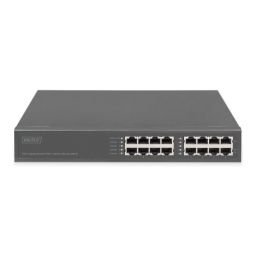 PoE injektorius Digitus (PoE Injector) DN-95118 8 portų Gigabit Ethernet 802.3bt 250 W