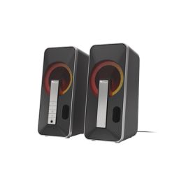 Kolonėlės Genesis Computer Speaker Helium 100BT RGB Gaming Speakers, Bluetooth, Silver/Black