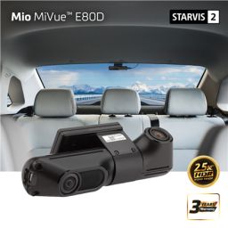Automobilio vaizdo registratorius Mio MiVue E80D HDR Dual Rear Camera 5413N7040020 galinė kamera