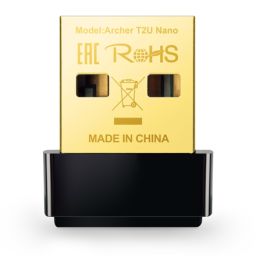 Wifi adapteris TP-LINK Dual Band USB 2.0 Adapter Archer T2U Nano 2.4GHz/5GHz, 802.11ac, 200+433 Mbps