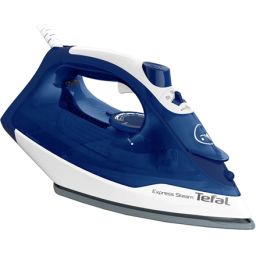 Lygintuvas TEFAL FV2838E0 Steam Iron, 2400 W, Water tank capacity 270 ml, Continuous steam 40 g/min, Blue/White