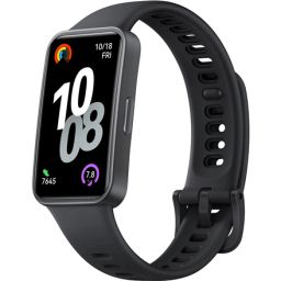 Išmanusis laikrodis Huawei Band 10 1.47 colio AMOLED Jutiklinis ekranas Širdies ritmo matuoklis Atsparus vandeniui Bluetooth Juoda