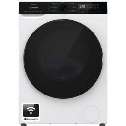 Skalbyklė-džiovyklė Gorenje WD2PA964ADW, A/D klasė, 9 kg, 1400 RPM, 55x60 cm, LED ekranas, džiovinimas 6 kg, garų funkcija, Wi-Fi, balta.