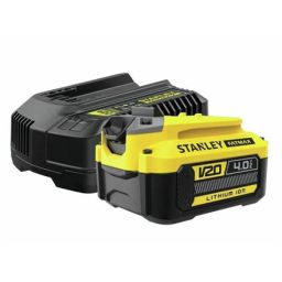 Akumuliatoriaus starterio rinkinys Stanley 18V V20 SFMCB14M1-QW 1x4Ah