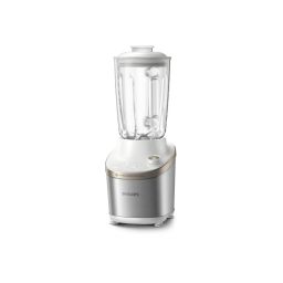 Kokteilinė Philips HR3760/01 7000 Series, stalinis, 1500 W, stiklinis indas, talpa 2 L, ledo smulkinimas, metalinis/baltas.