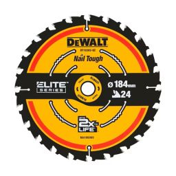 Apvalus pjūklas DEWALT DT10302-QZ EXTREME 184mm 16mm 24T