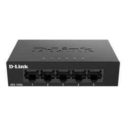 Komutatorius D-Link Ethernet Switch DGS-105GL/E	 Unmanaged, Desktop, 1GBps (RJ-45) ports quantity 5