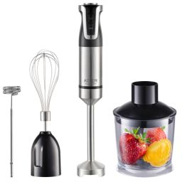 Trintuvas (blenderis) Adler | AD 4627 | Hand Blender Set | 1800 W | Number of speeds 20 | Turbo mode | Chopper | Stainless Steel/Black