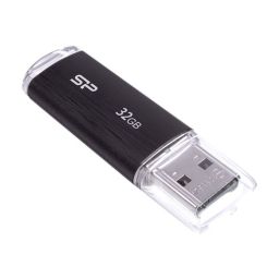 USB raktas Silicon Power Ultima U02 32GB USB 2.0 Black