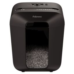 Dokumentų naikiklis Fellowes Powershred LX41 Black, 17 L, Credit cards shredding, Mini-Cut Shredder, Paper handling standard/output 8 sheets per pass