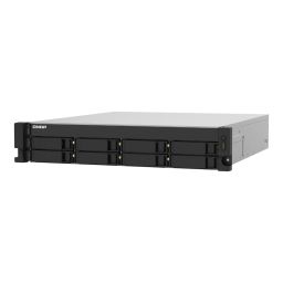 Diskų masyvas QNAP 8-Bay NAS 	TS-832PXU-RP-4G Up to 8 HDD Hot-swap, AL324 ARM Cortex-A57 Quad-Core, Processor frequency 1.7 GHz, 4GB, DDR4, 2x2.5GbE,