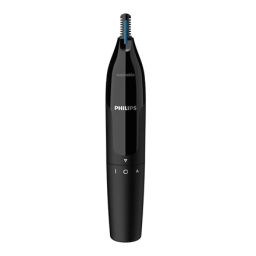 Nosies ir ausų plaukų mašinėlė Philips NT1650/16 Wet & Dry juoda