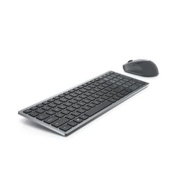 Klaviatūra+pelė Dell Keyboard and Mouse KM7120W Wireless, 2.4 GHz, Bluetooth 5.0, Keyboard layout Russian, Titan Gray