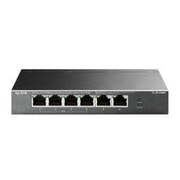 Komutatorius (Switch) TP-LINK Switch TL-SF1006P Unmanaged, Desktop, 10/100 Mbps (RJ-45) ports quantity 6, PoE+ ports quantity 4, Power supply type External