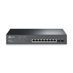 Komutatorius (Switch) TP-LINK JetStream 10-Port Gigabit Smart PoE Switch TL-SG2210MP Web Managed, Rack Mountable, SFP ports quantity 2, Power supply type Single