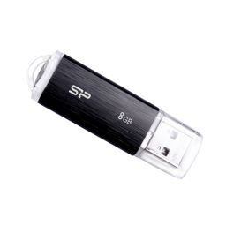 USB raktas Silicon Power Ultima U02 8GB, USB 2.0, Black