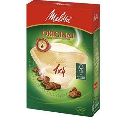 Kavos filtrai MELITTA 1x4/80, rudi