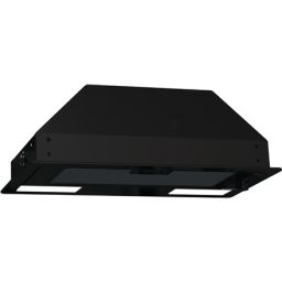 Gartraukis Gorenje Hood BHI681EB Telescopic, Energy efficiency class D, Width 58 cm, 370 m³/h, Mechanical control, LED, Black
