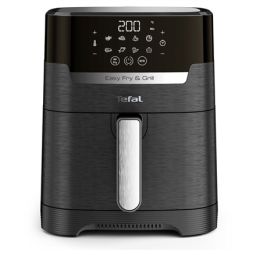 Karšto oro gruzdintuvė TEFAL Fryer Easy Fry and Grill EY505815 Power 1400 W, Capacity 4.5 L, Black