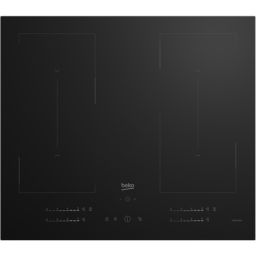 Kaitlentė BEKO indukcinė HII64720QUF2T 4 zonų jutiklinis valdymas laikmatis juoda
