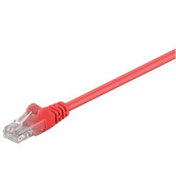 Kabelis Goobay 68349 CAT 5e patch cable, U/UTP, red, 10 m