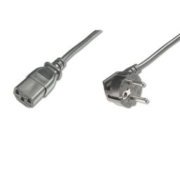 Maitinimo laidas Digitus Power CEE 7/7 IEC 60320 C13 AK-440100-050-S juodas