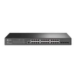 Komutatorius (Switch) TP-LINK JetStream L2 Switch TL-SG3428 Web Managed, Rack Mountable, SFP ports quantity 4, Power supply type Single, Ethernet LAN (RJ-45) ports 24, 1 × Console Port, 1× Micro-USB Console Port