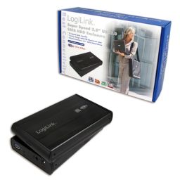 3.5" disko dėžutė Logilink Storage enclosure Enclosure 3,5 Inch S-SATA HDD USB 3.0 Alu Hard drive 3.5" SATA 3Gb/s USB 3.0