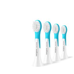 Dantų šepetėlio galvutės Philips Sonicare HX6034/90 vaikams 4 vnt baltos/mėlynos