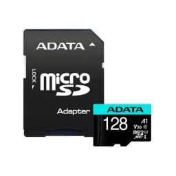 Atminties kortelė ADATA Premier Pro UHS-I U3 128GB Micro SDXC CL10 su SD adapteriu