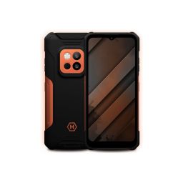 Išmanusis telefonas Hammer Construction 2 Thermal 6.58" 2408x1080 Dimensity 6300 256GB Dual-SIM 5G 108+32MP 6500mAh Android 14 juodai oranžinis